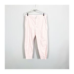 Sundry Pants Casual Cotton Button Zipper Rose Light Pink Cropped Womens Size 29